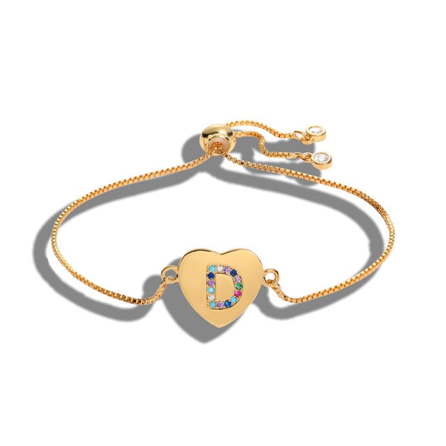 Letter Charm Bracelet