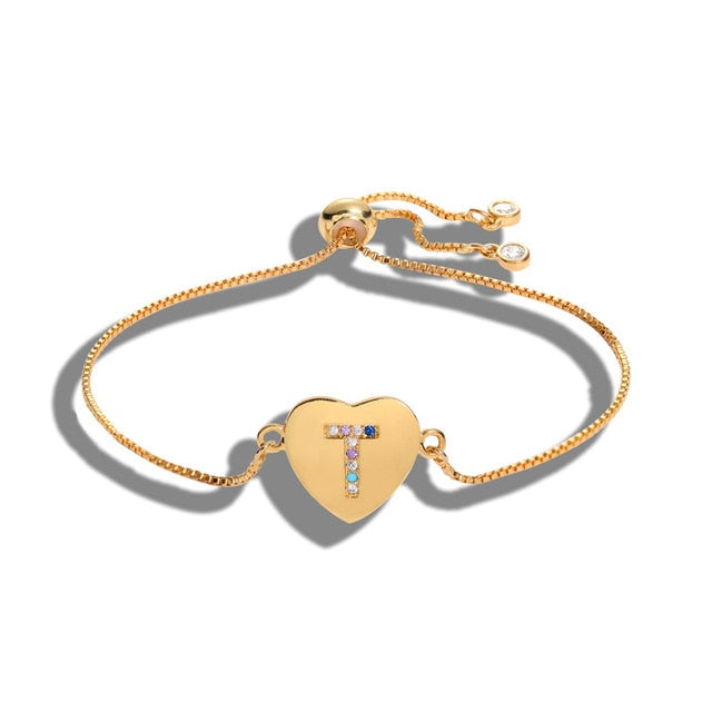 Letter Charm Bracelet
