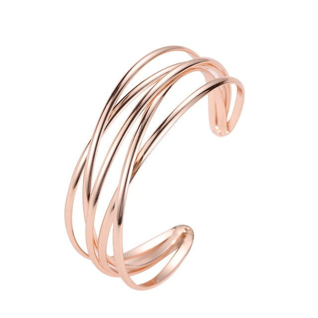 Gold Hollow Bracelets