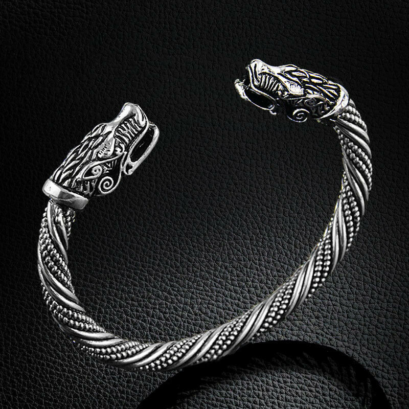 Solid Viking Dragon Bracelet