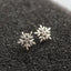 Silver Crystal Snowflake Set