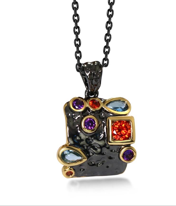 Colorful Square Jewellery Set