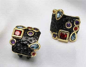 Colorful Square Jewellery Set