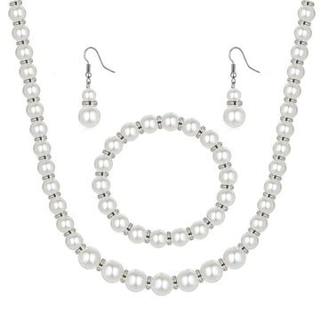 Simulated Pearl Jewelry Sets