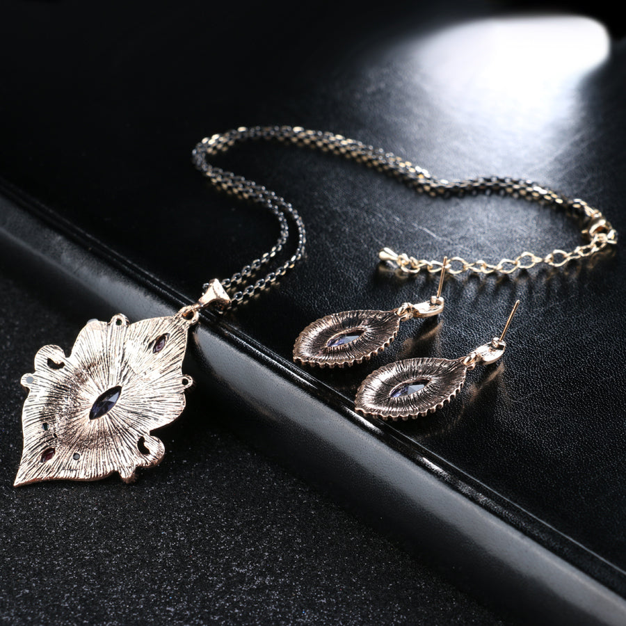 Resin Earring Drop Pendant Jewelry Sets