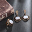 Vintage Earrings And Rings Jewelry Set