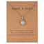Water Drop Geometric Pendant