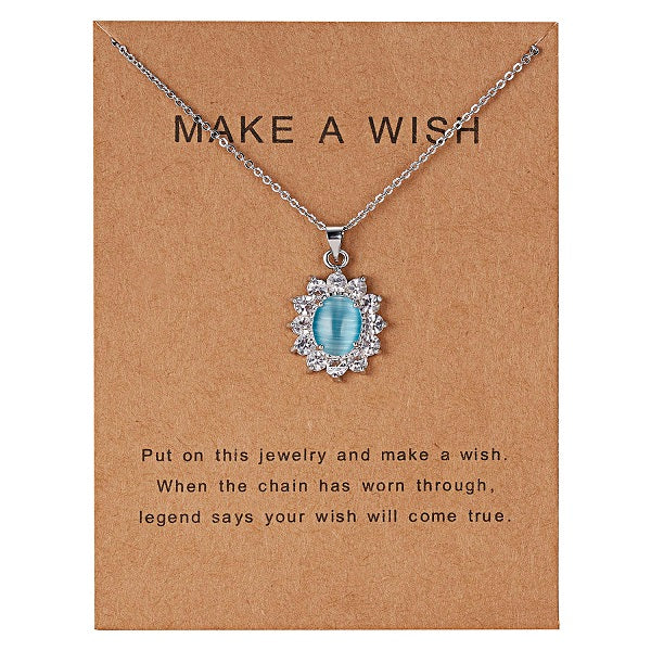 Water Drop Geometric Pendant