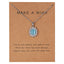 Water Drop Geometric Pendant