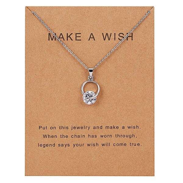 Water Drop Geometric Pendant