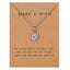 Water Drop Geometric Pendant