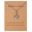 Water Drop Geometric Pendant