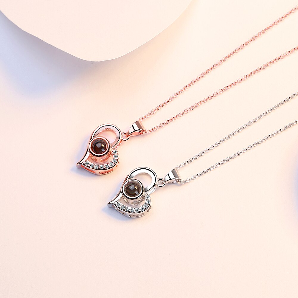 Silver Zircon Necklace