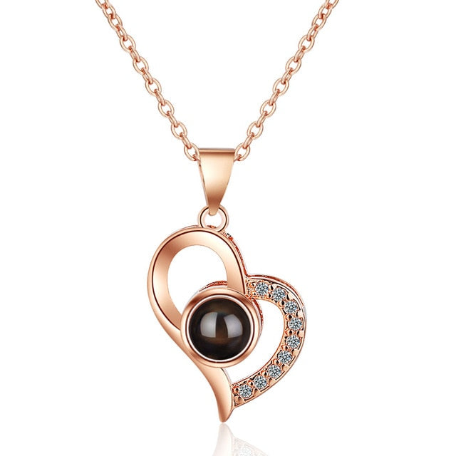 Silver Zircon Necklace