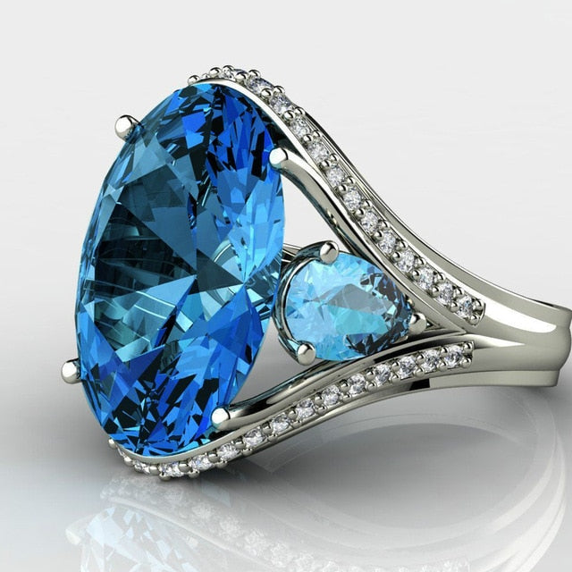 Green Zircon Ring