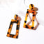 Geometric Acrylic Drop Earrings