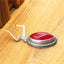 Double Layer Rhombus Red Stone Set