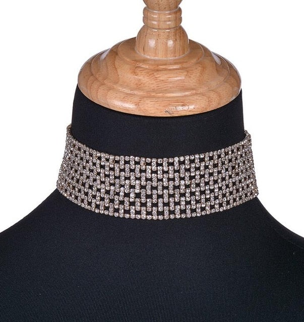 Rhinestone Choker