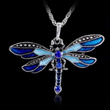 Crystal Dragonfly necklace