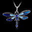 Crystal Dragonfly necklace