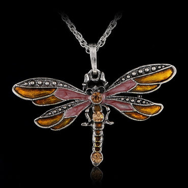 Crystal Dragonfly necklace