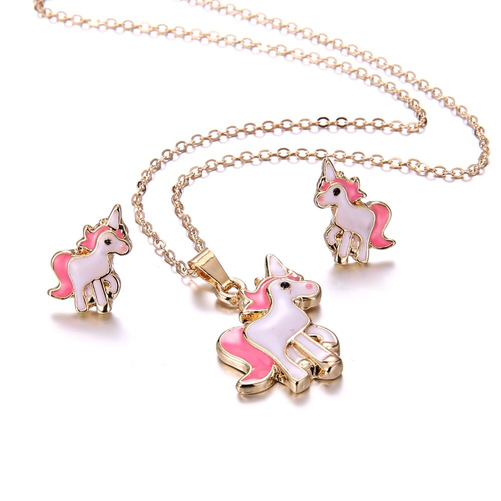 Pink Horse Jewelry Sets