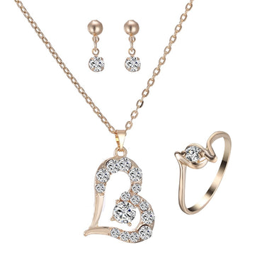 Romantic Heart Jewelry Set