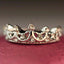 Silver Queen Crown Ring
