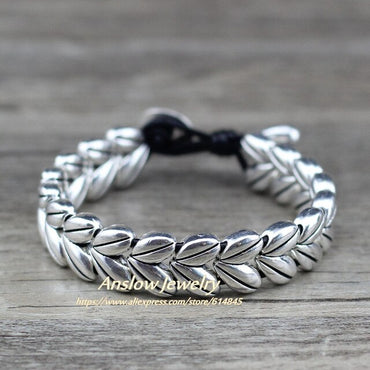 Creative Design Cross Leaf Bracelet