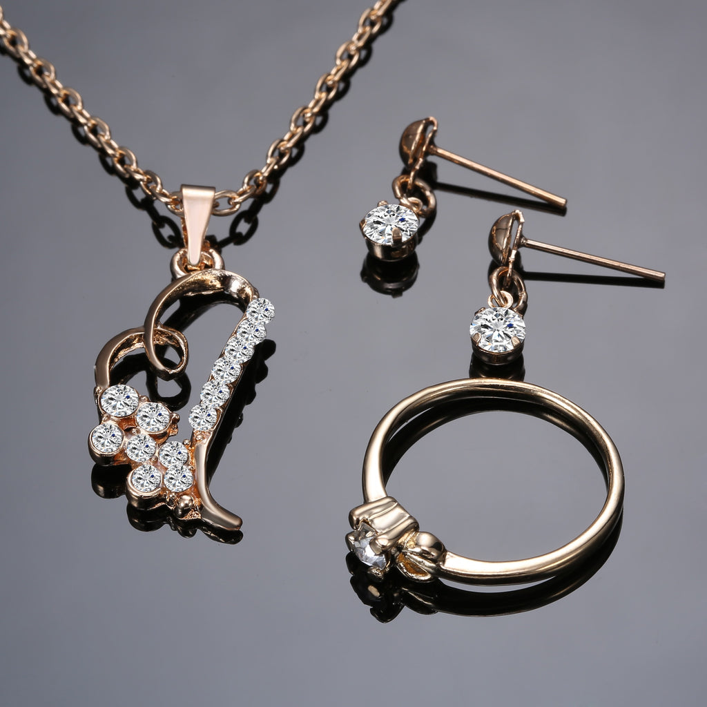 Romantic Heart Jewelry Set