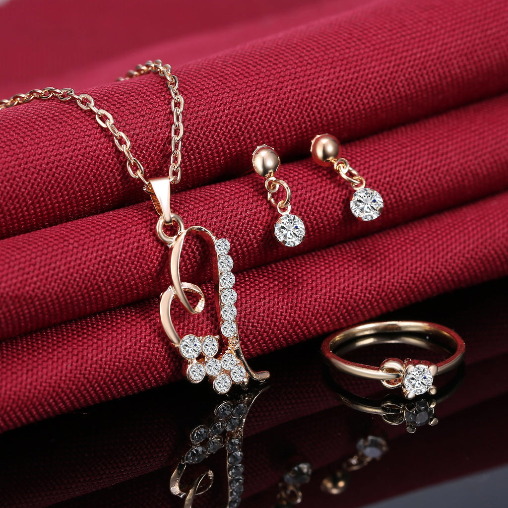 Romantic Heart Jewelry Set